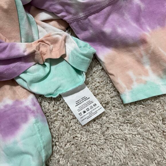 Nike Oversized Pastel Wild Tie Dye Short Sleeve Crewneck Pullover Max 90 Tee - Picture 5 of 6